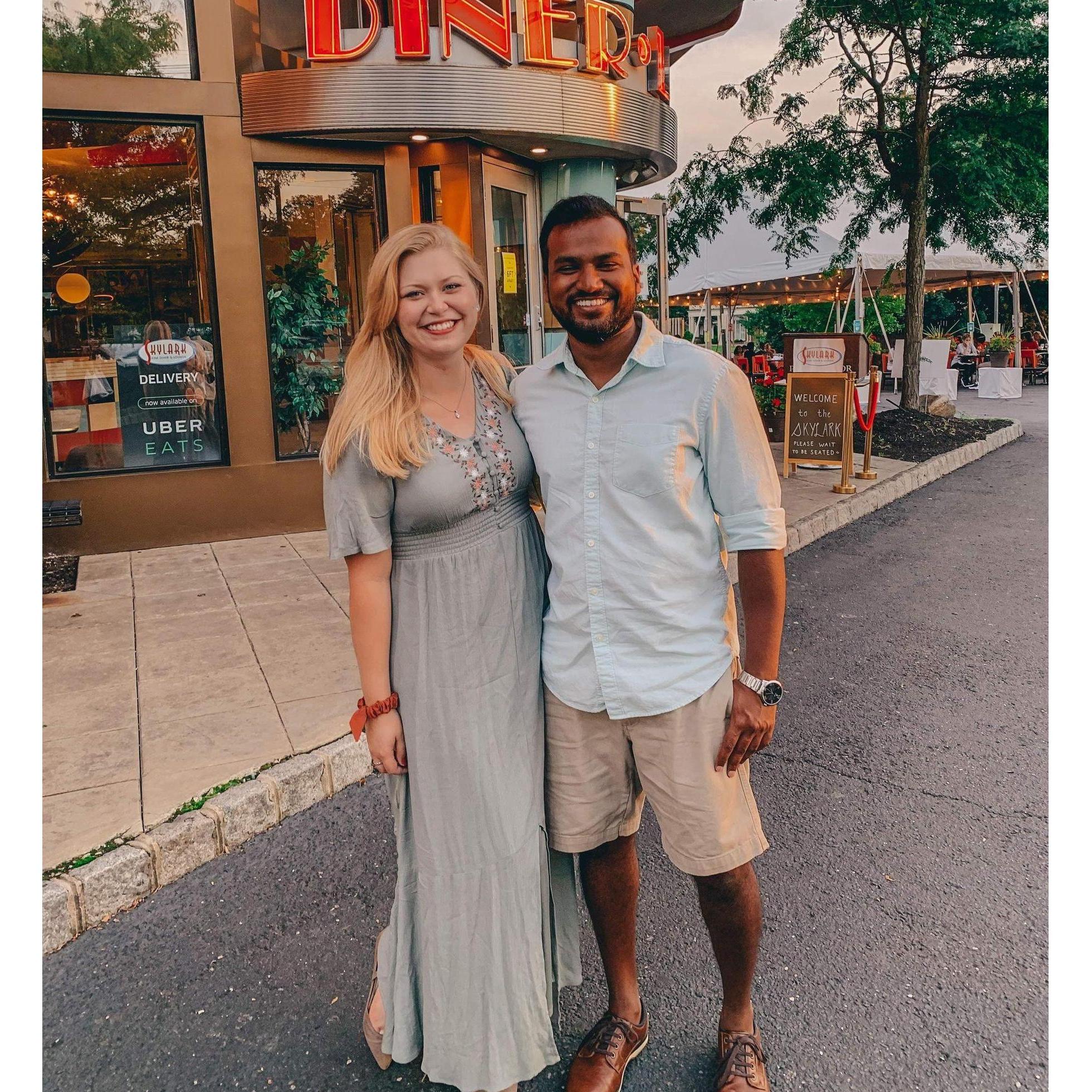 Jersey outdoor dining date night!