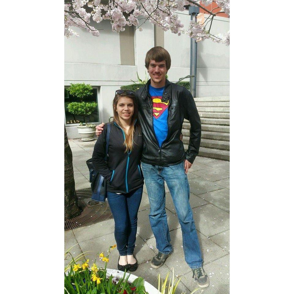 Our first time in downtown Seattle properly. April 2015