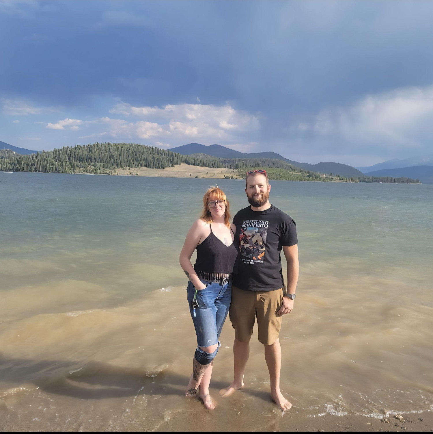 Lake Dillion right before seeing a bucket list concert for the both of us