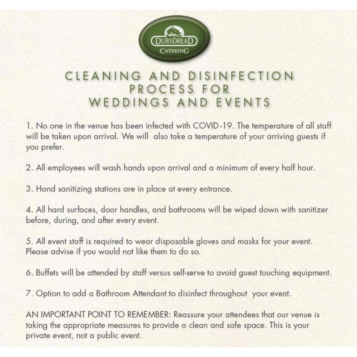 Precautions during COVID for peace of mind :)