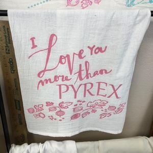 Pyrex Inspired Tea Towel