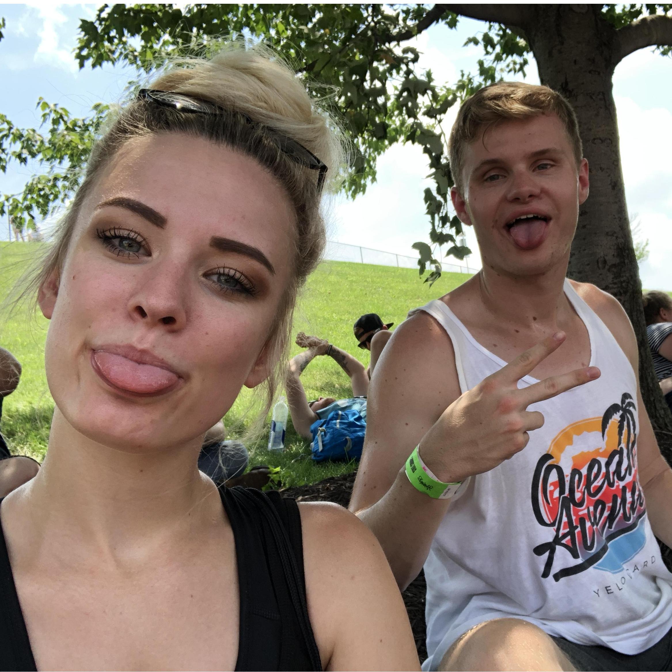 Catching a break during the last cross country Warped Tour! (St. Louis, MO - 2019)