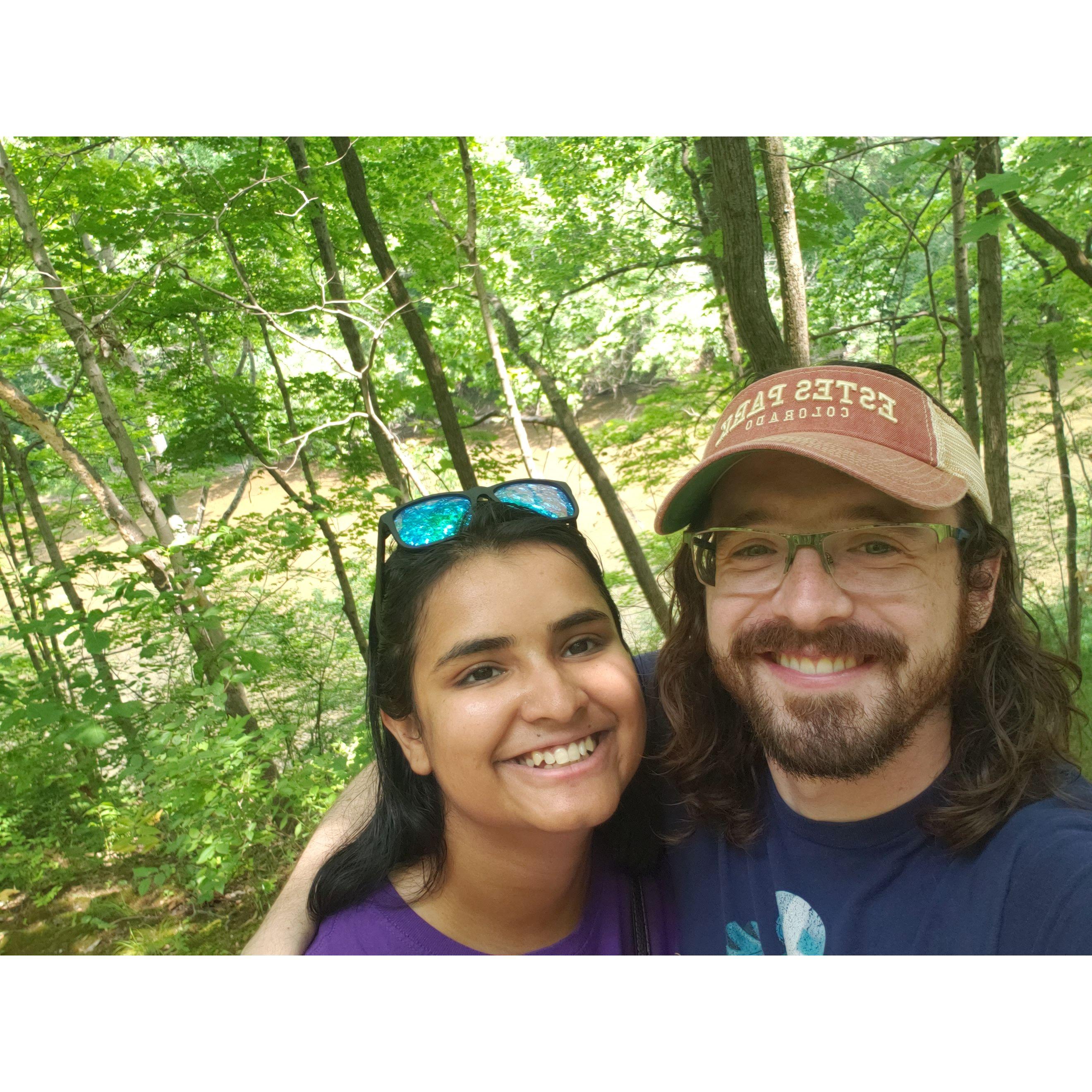 A wet & humid Indiana hike, Summer 2024