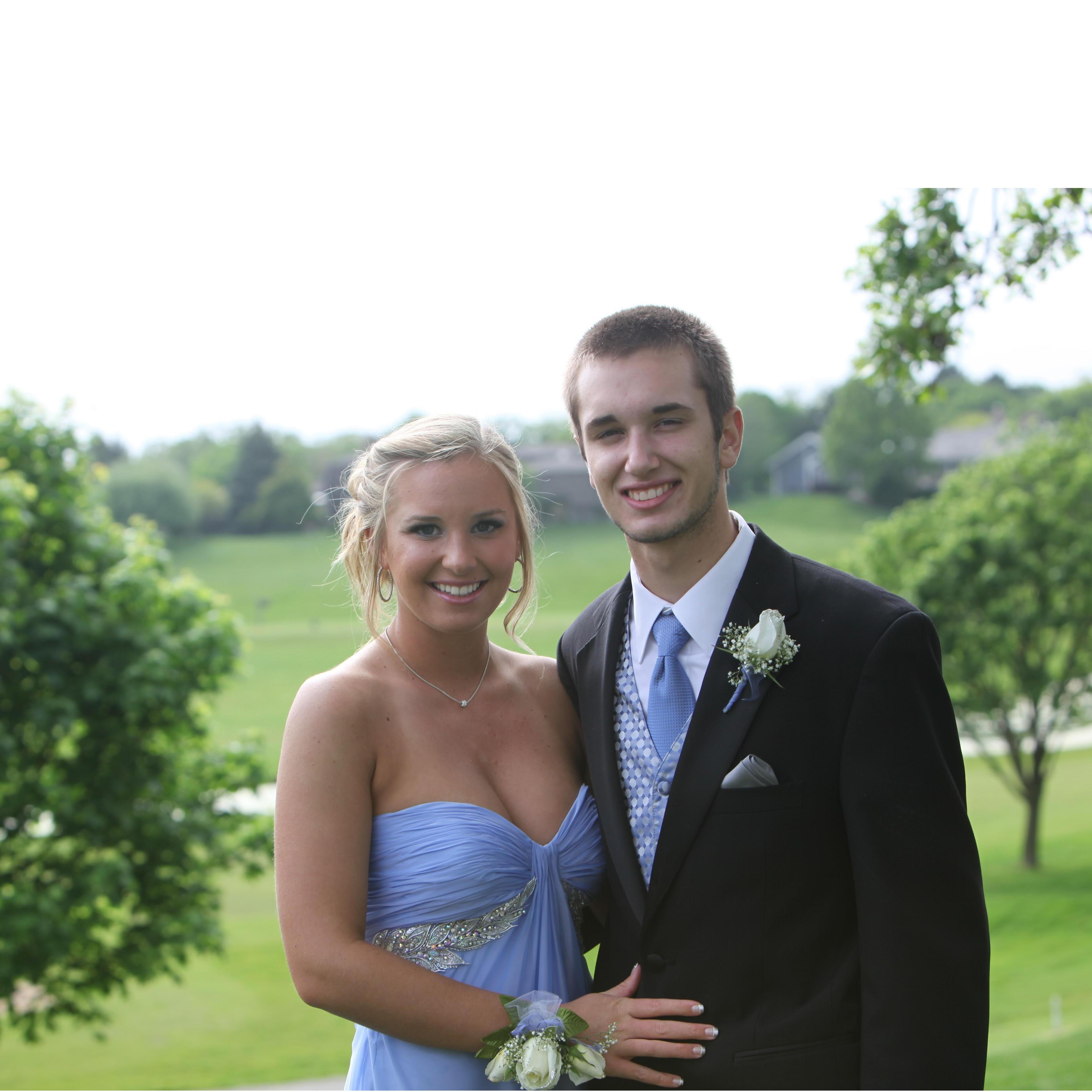 This was our second prom together