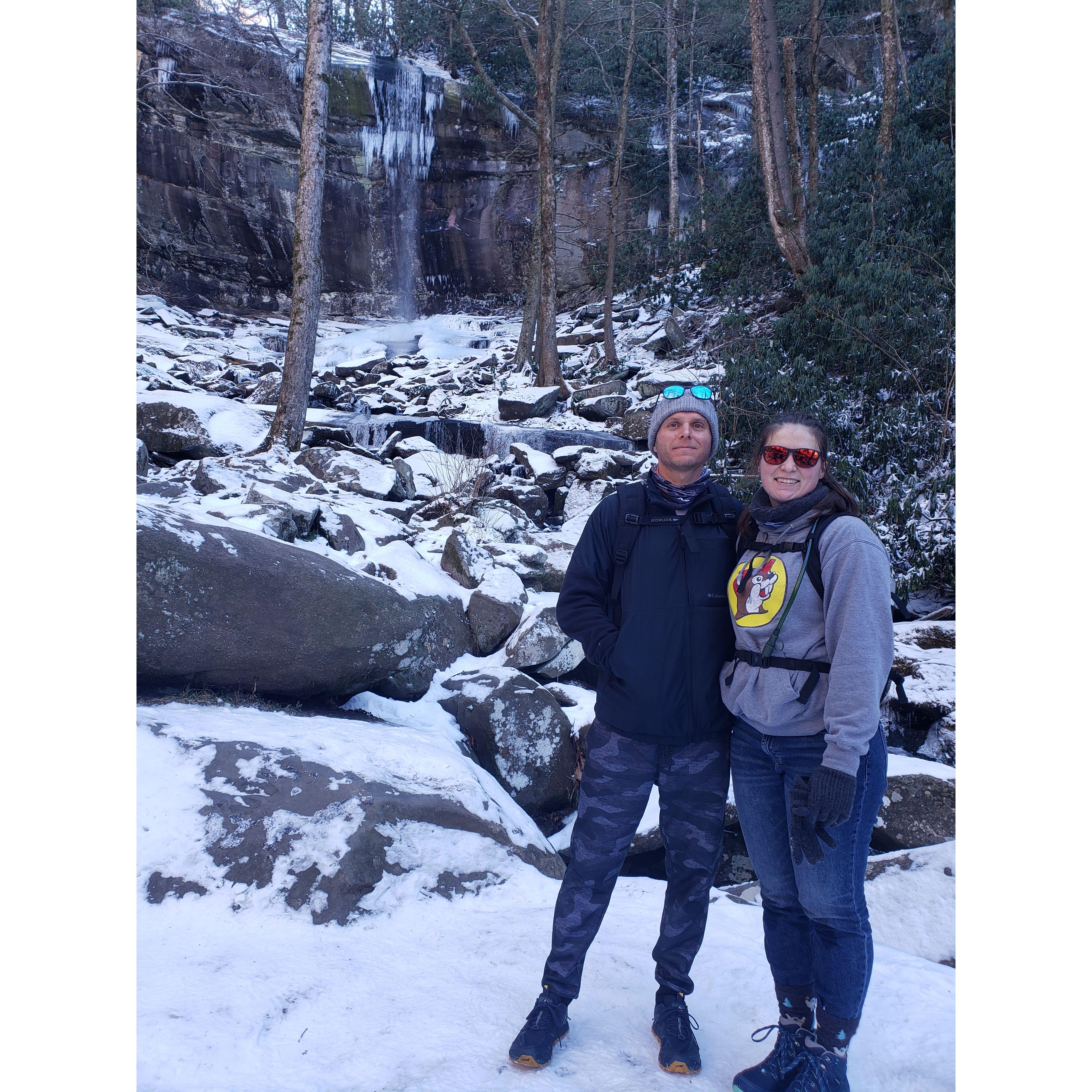 Our first Hike together (Rainbow Falls)
