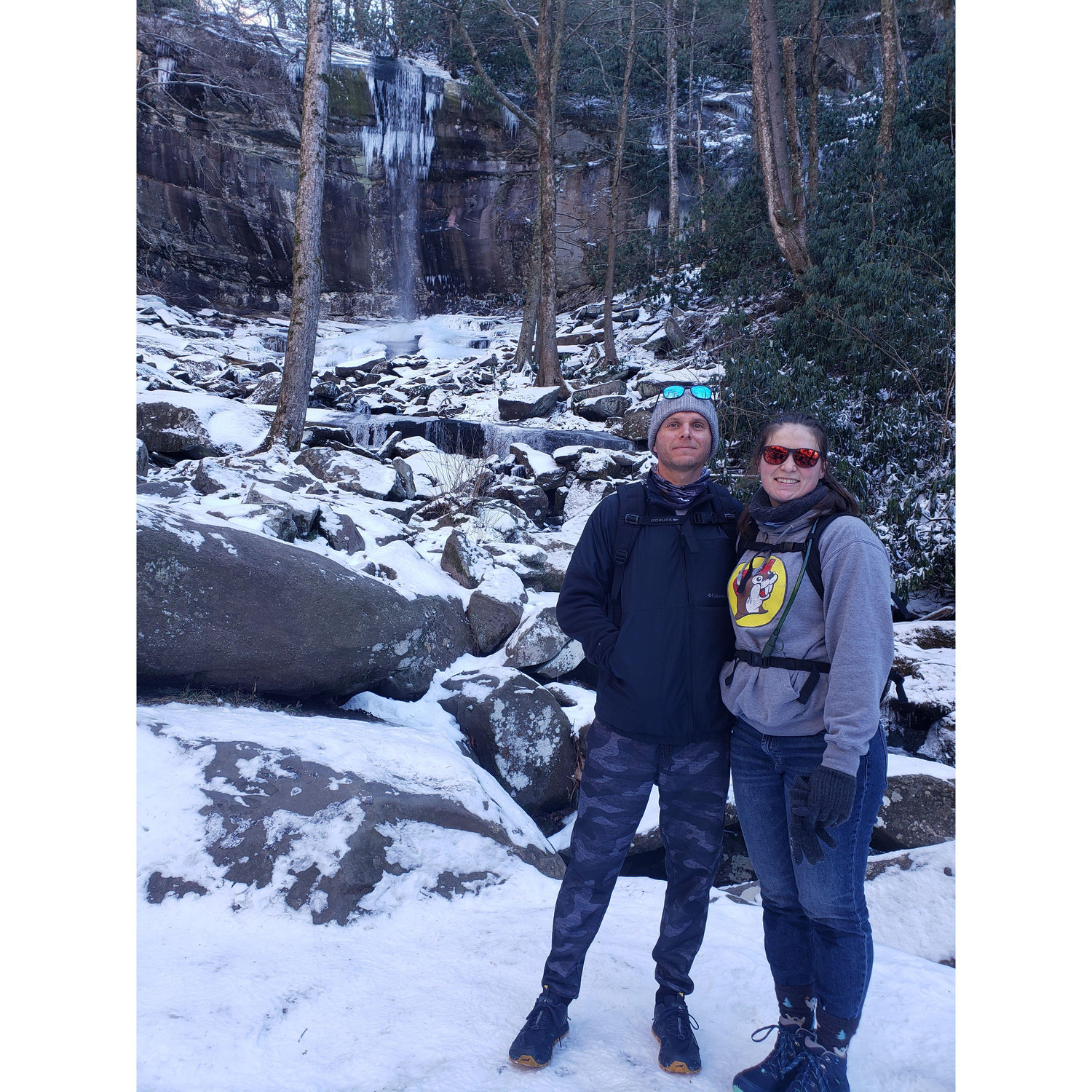Our first Hike together (Rainbow Falls)