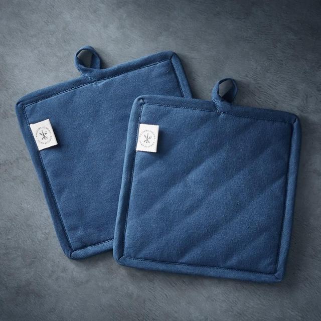 Open Kitchen by Williams Sonoma Potholder, Blue