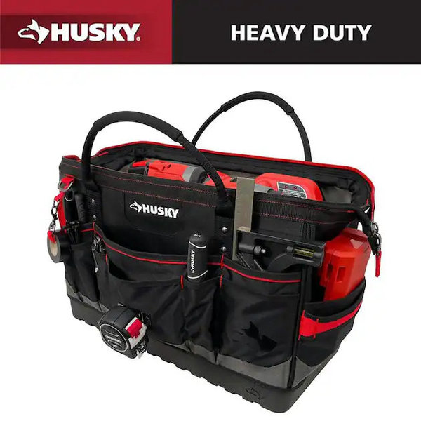 Husky Heavy-Duty 20 in. PRO Tool Bag H-020-SLO