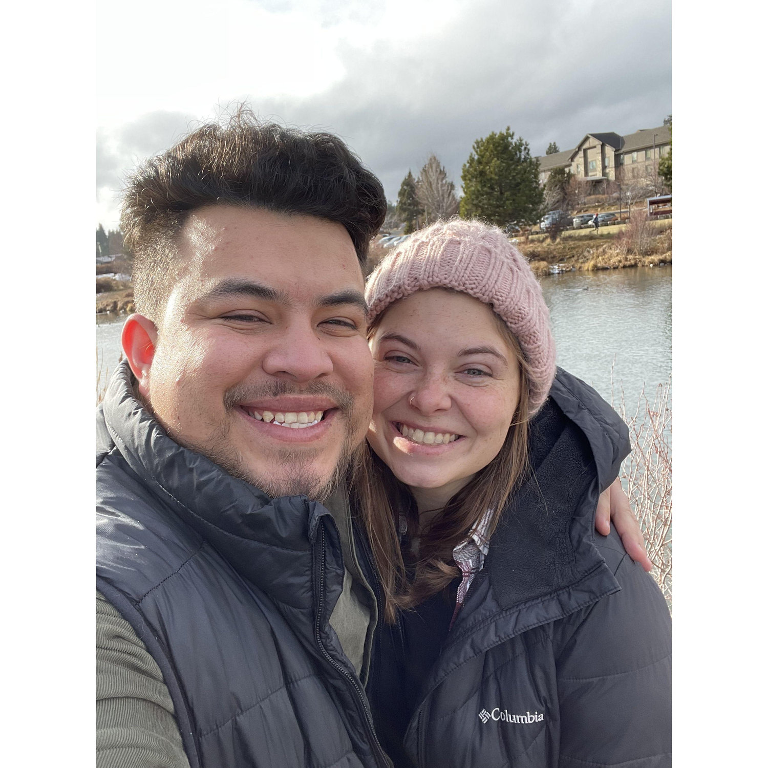 Our first anniversary together