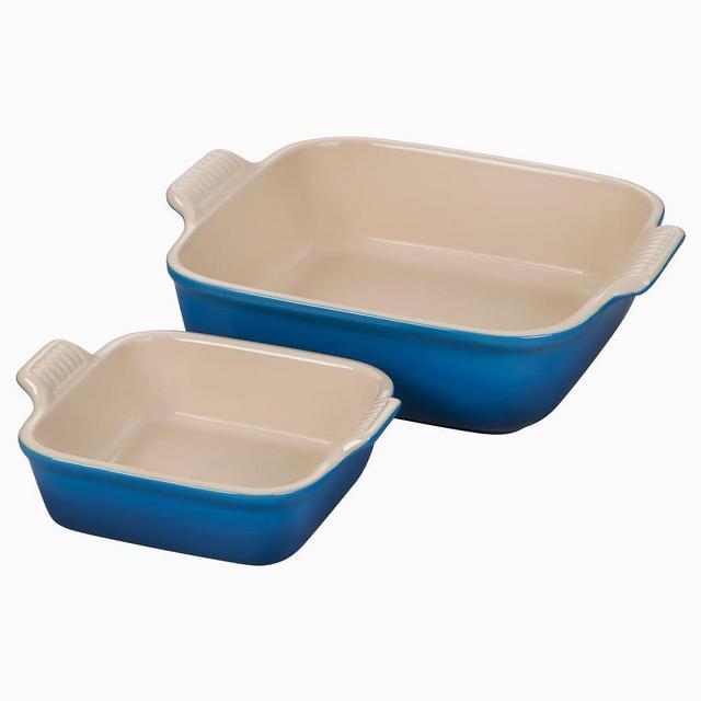 Le Creuset Square Dishes, Set of 2, Marseille