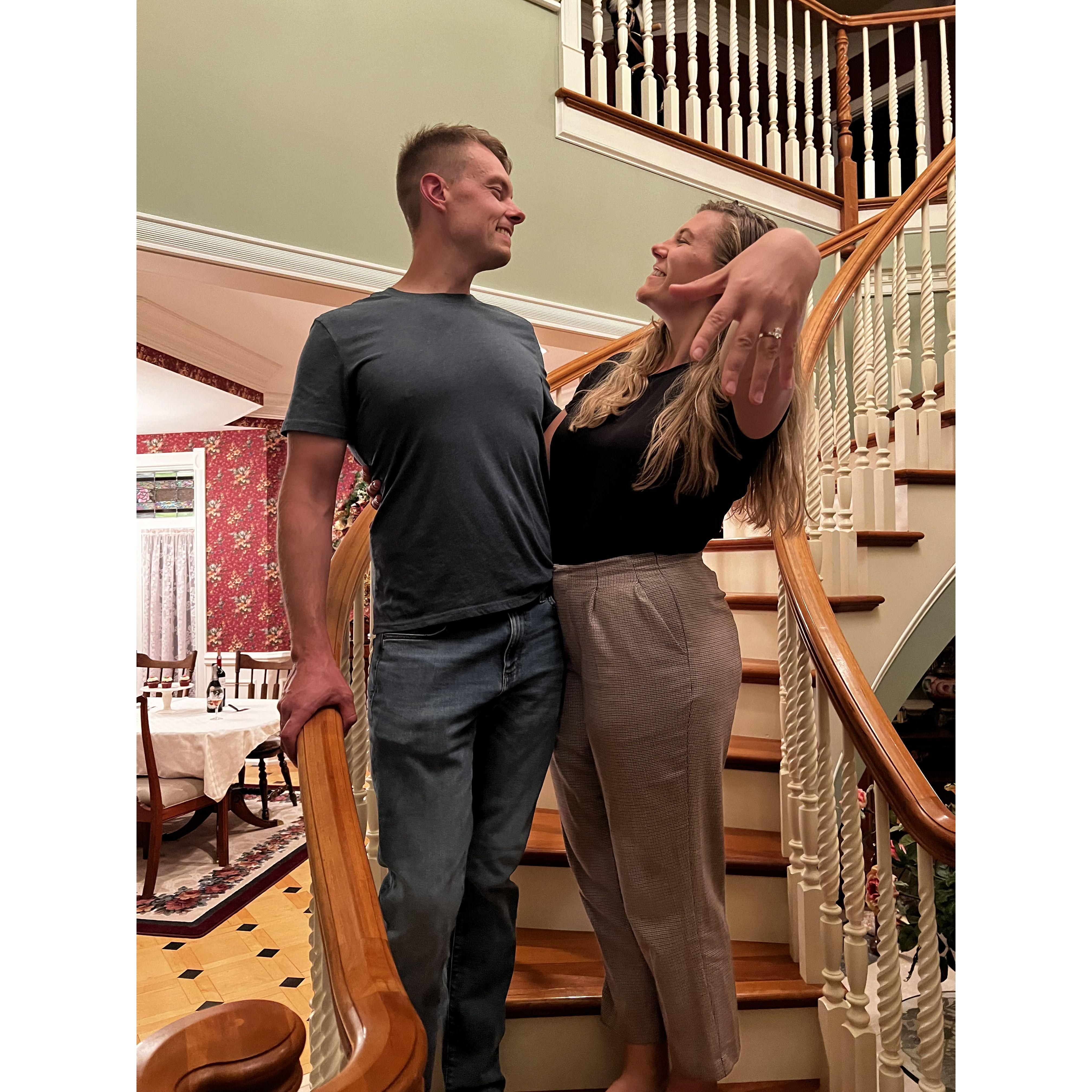 September 9, 2023: Ted proposes!