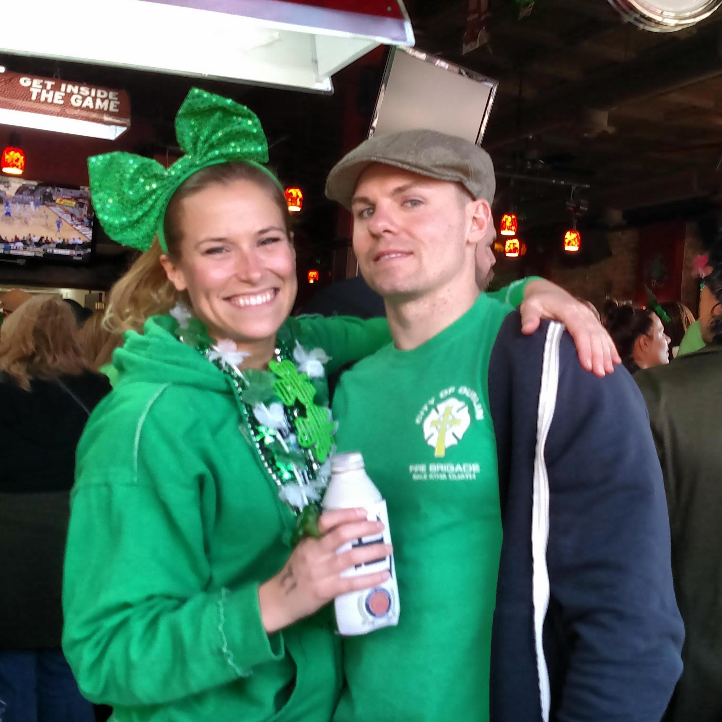 Forest Park's St Patrick's Day Parade (it's now tradition as it's where we met!)