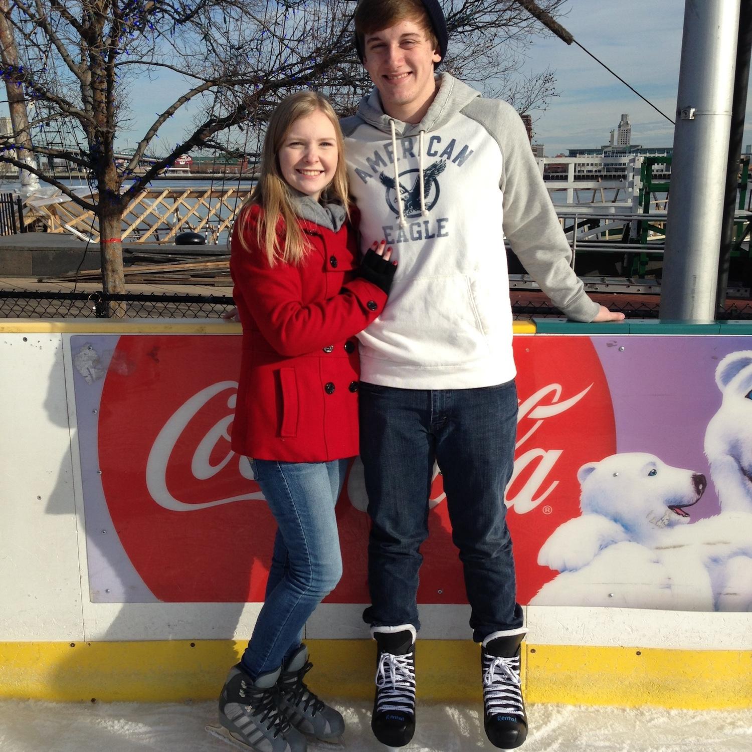 Ice Skating at Penn’s Landing December 2014