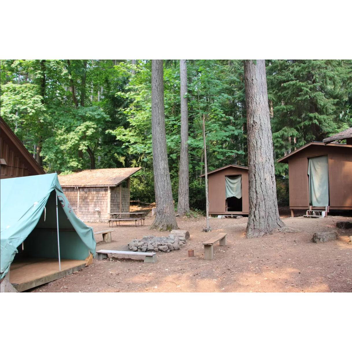 Cabins now have wooden doors instead of cloth drapes