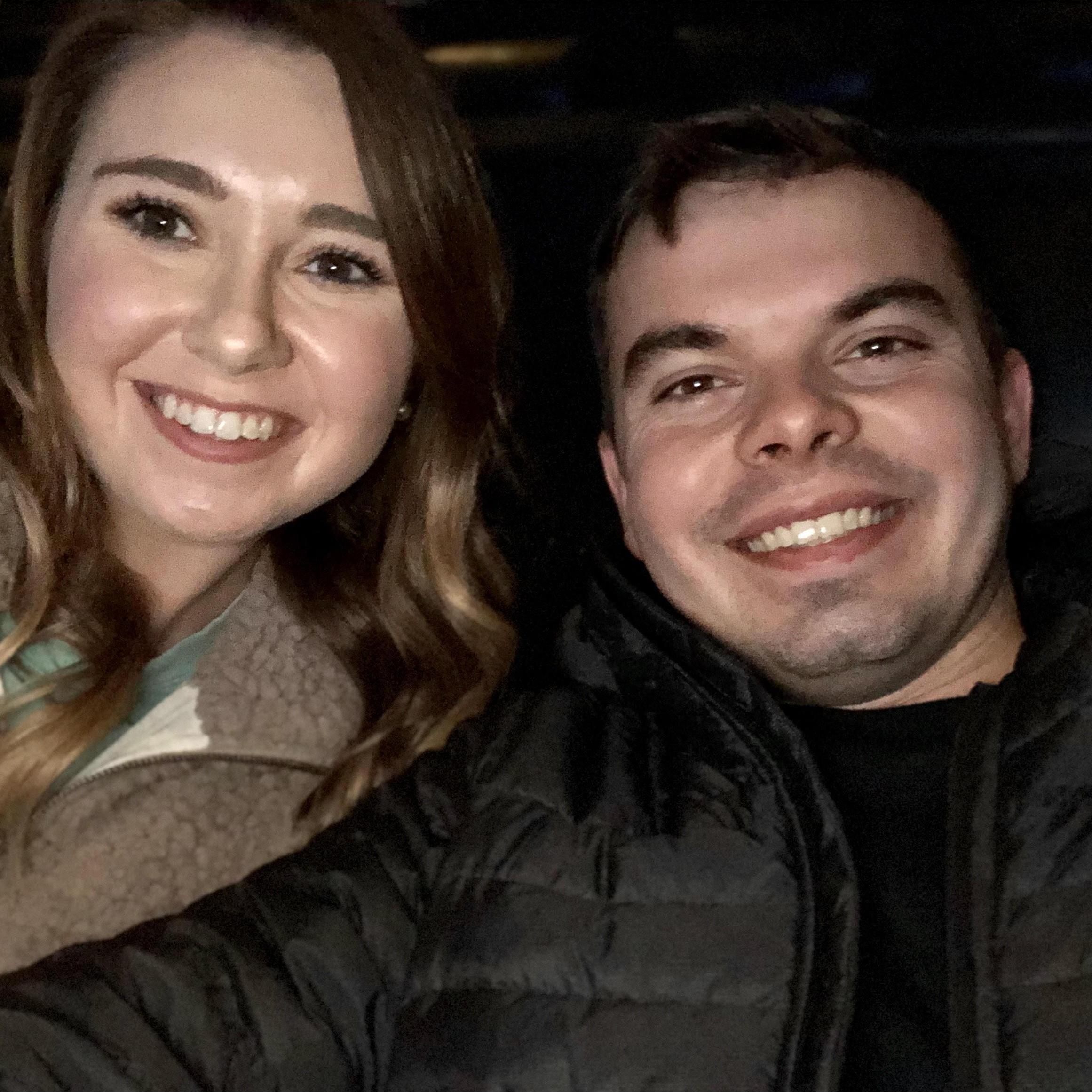 Date night at the movie theater before COVID happened!