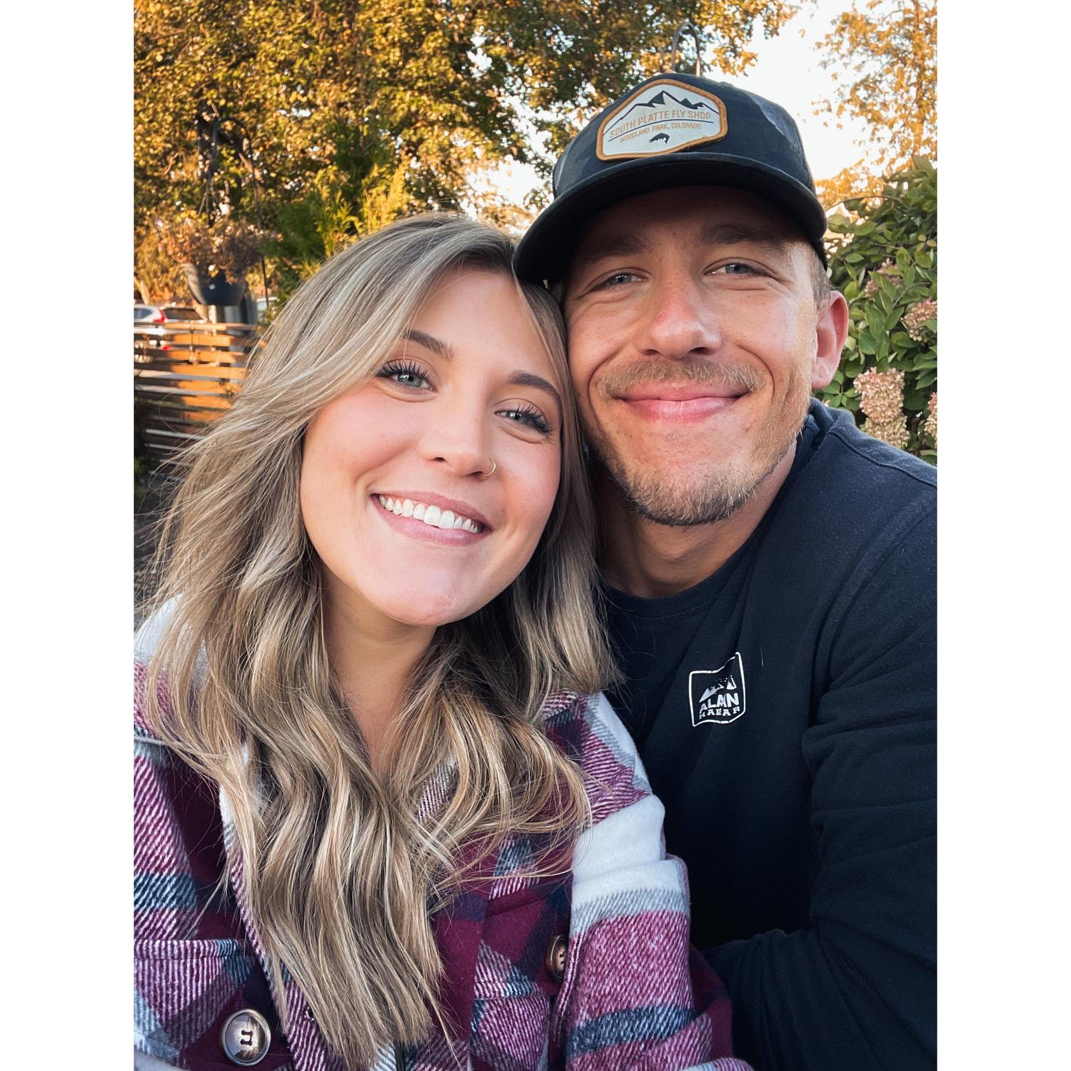 The first picture we took together