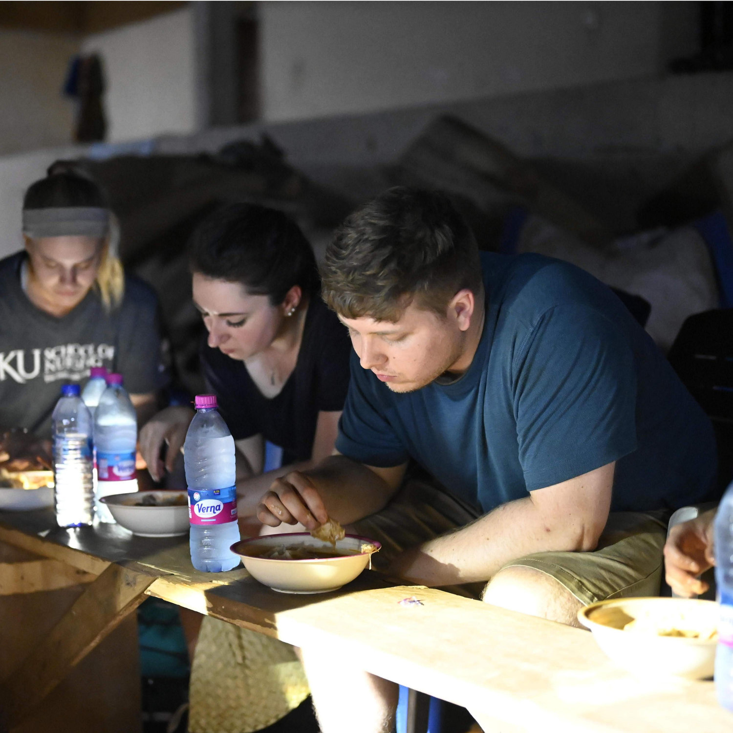 May 2019; dinner in Larabanga, Ghana