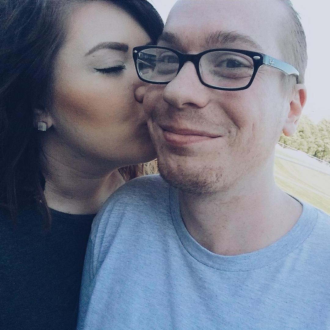 Our first out of town trip together. This photo was taken at one of our favorite vineyards.
