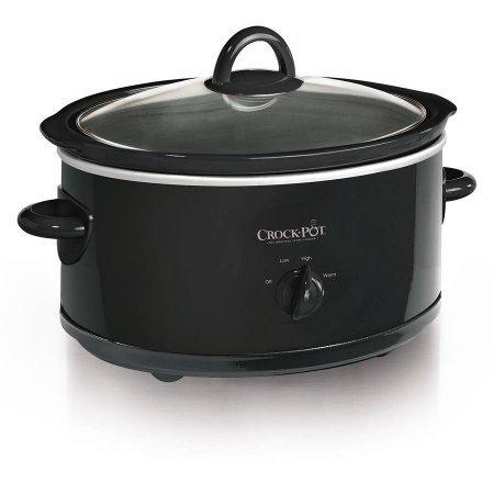 Crock-Pot 7-Quart Manual Slow Cooker, Black SCV700-B2