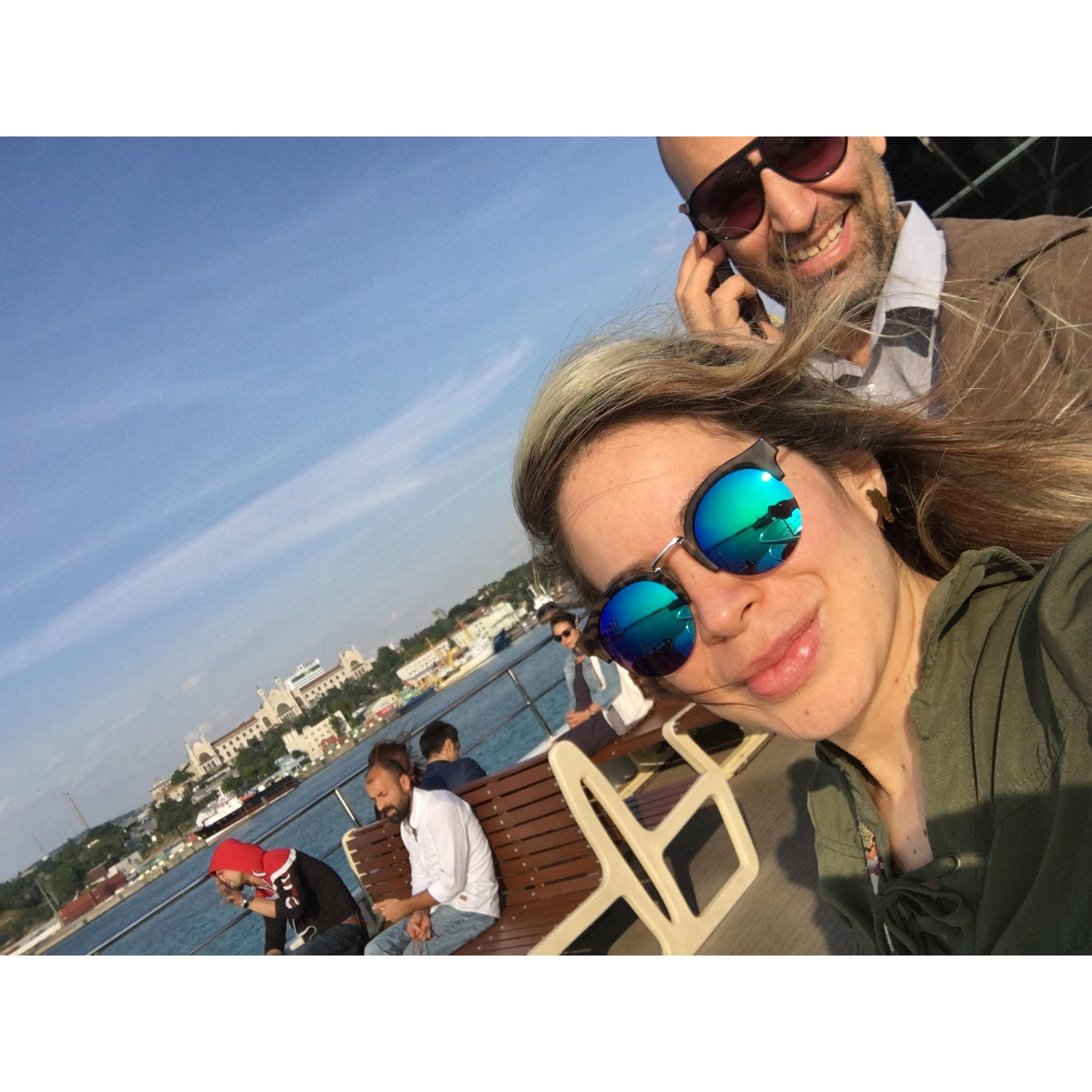 Crossing the Bosphorus, from Europe to the Asian side of Istanbul
