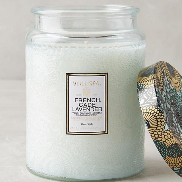 Limited Edition Voluspa Cut Glass Jar Candle