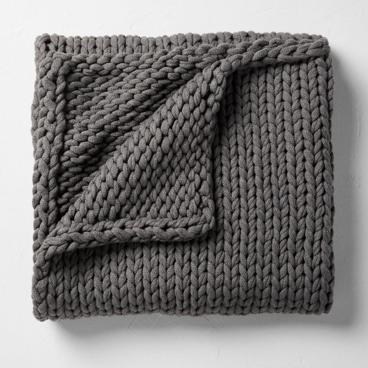 50"x70" Oversized Solid Bed Throw - Casaluna™