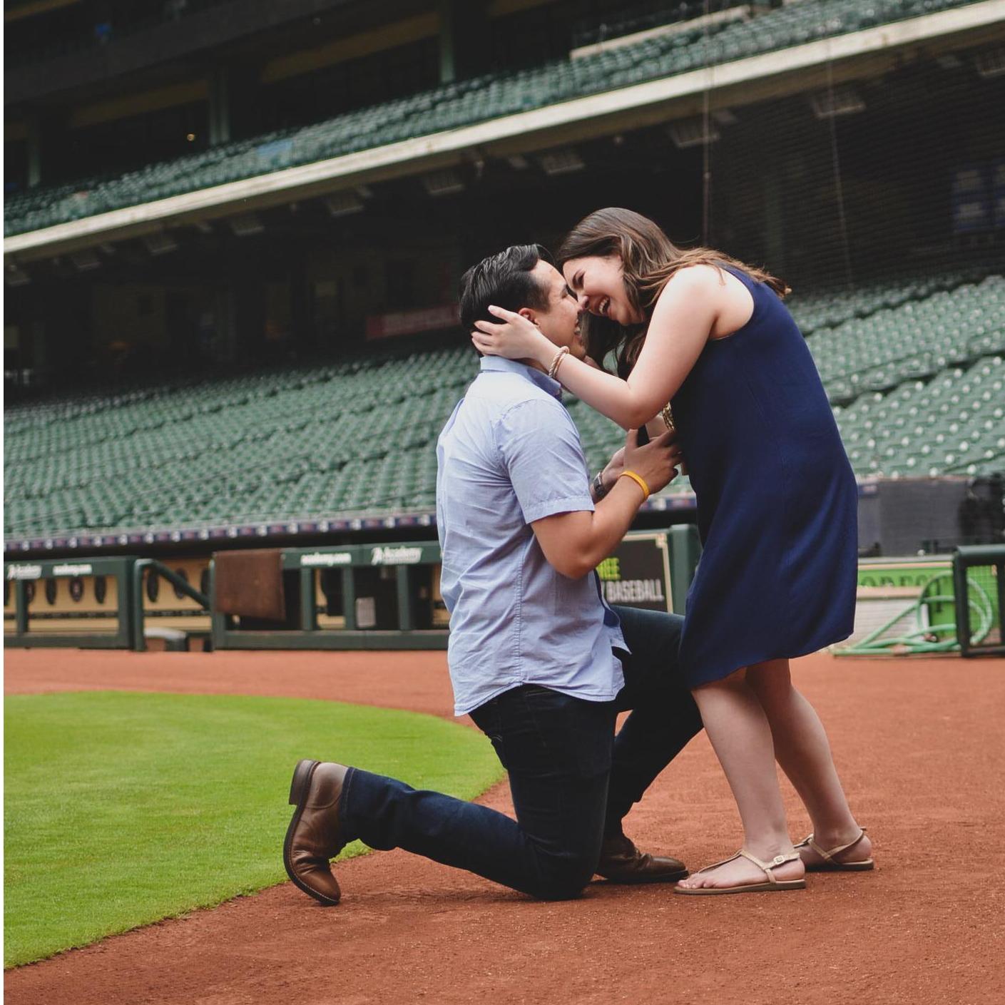 She says yes!