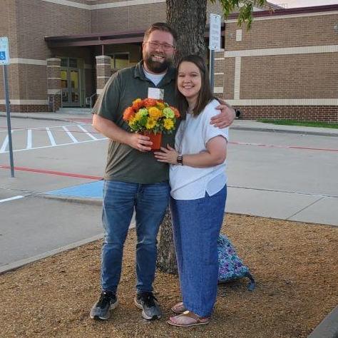 The day he totally surprised me and told me he loved me for the first time! :)