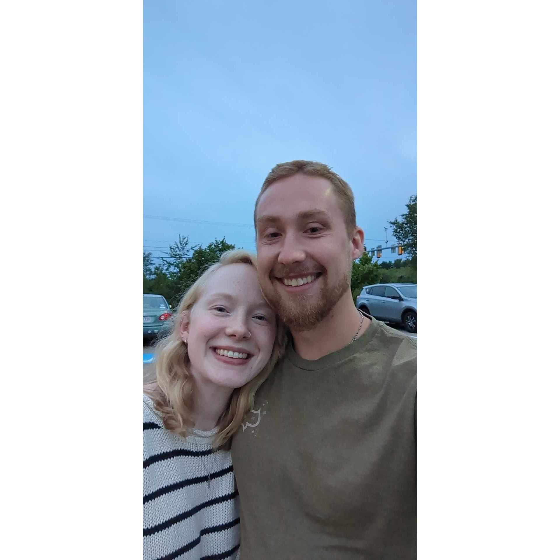 Our first vacation together in ME