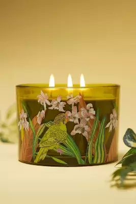 Aria Fresh Hibiscus & Pink Guava Glass Candle