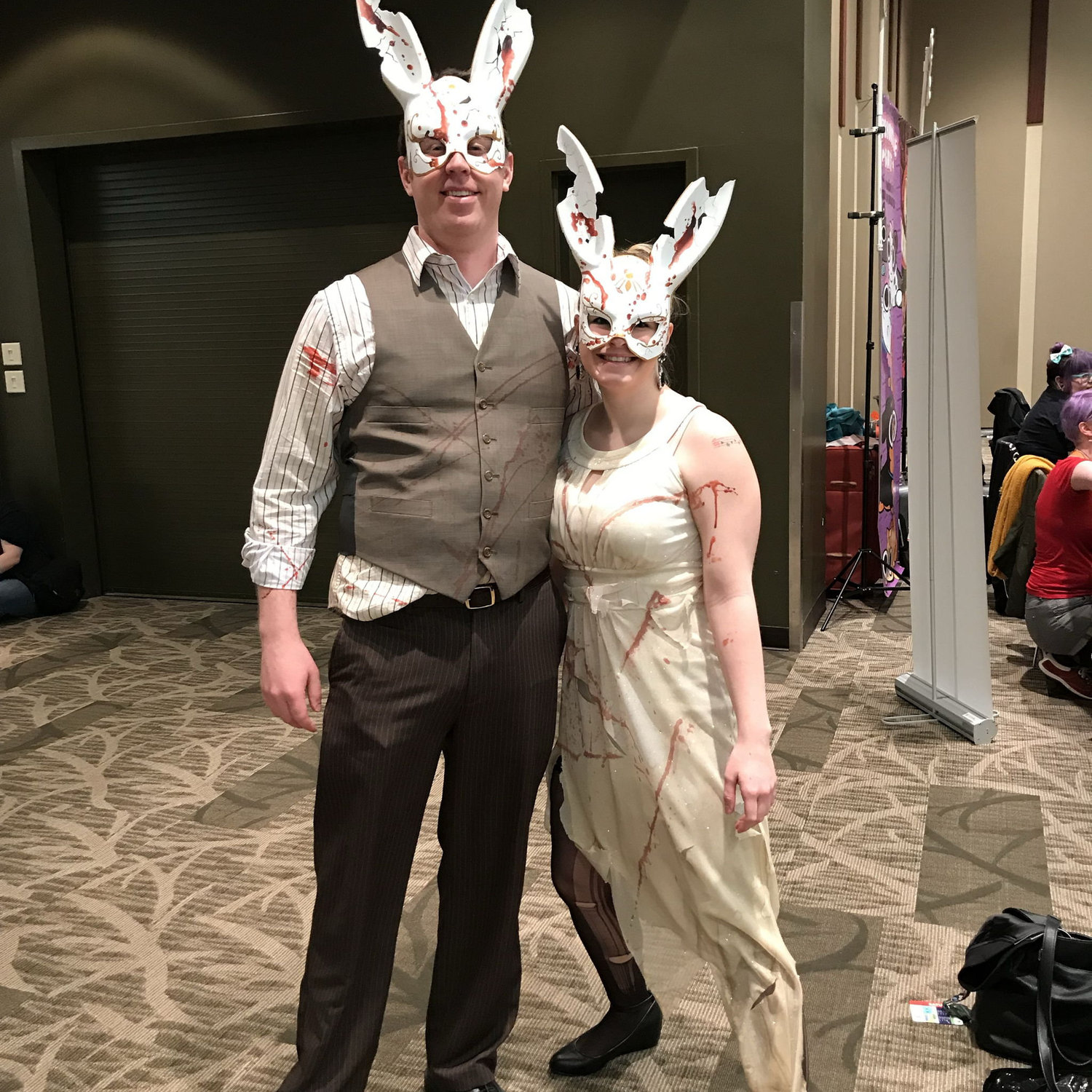 Comic-Con! We were Splicers from Bioshock.