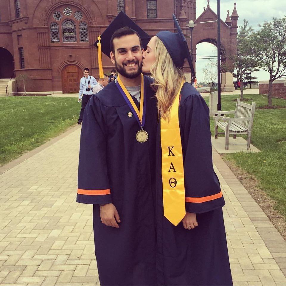 Our graduation day at Syracuse