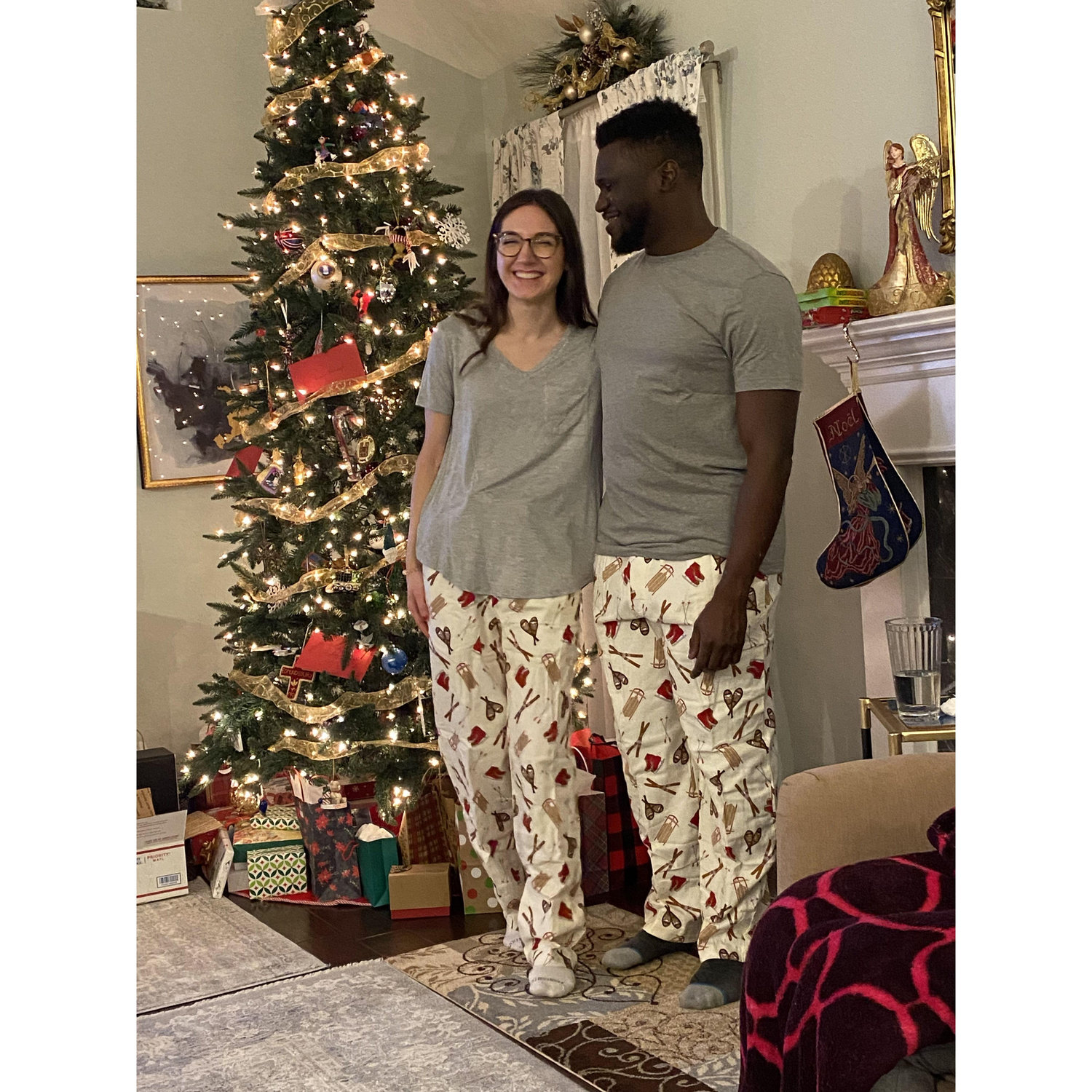 First and only year with matching Christmas PJ's...so far :)