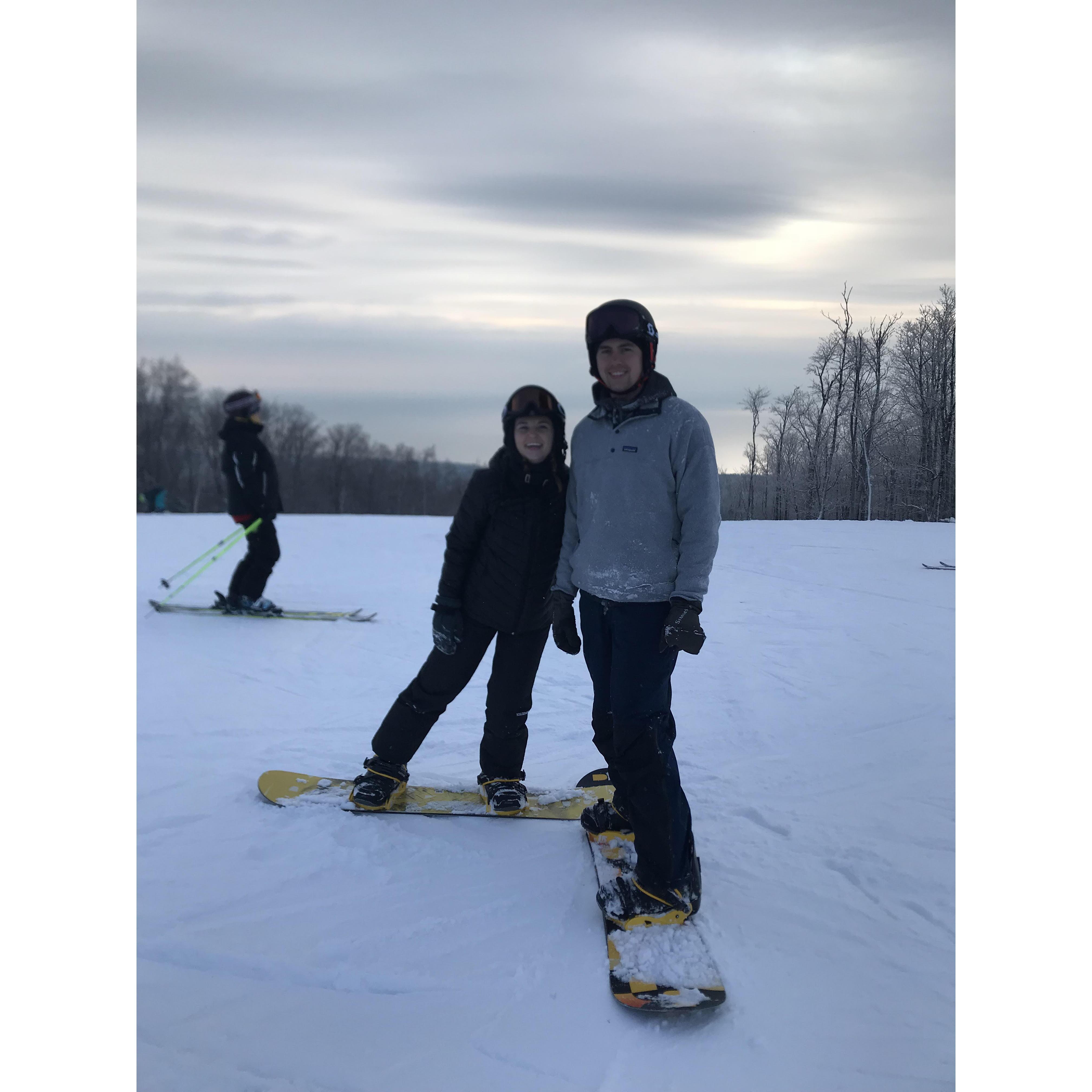 Lutsen Snowboard Trip with Lawder family