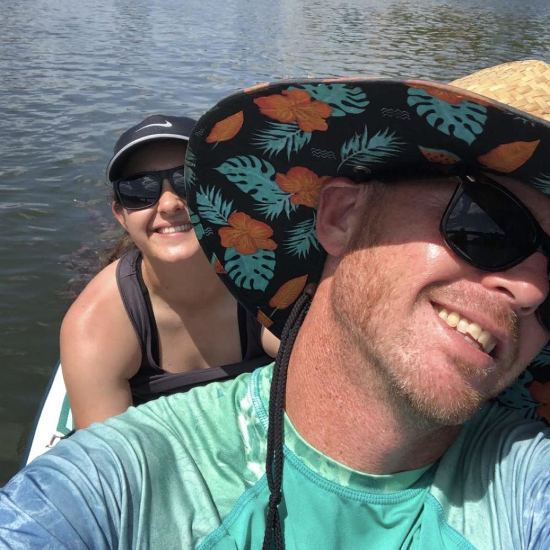First date one the river ! ☺️