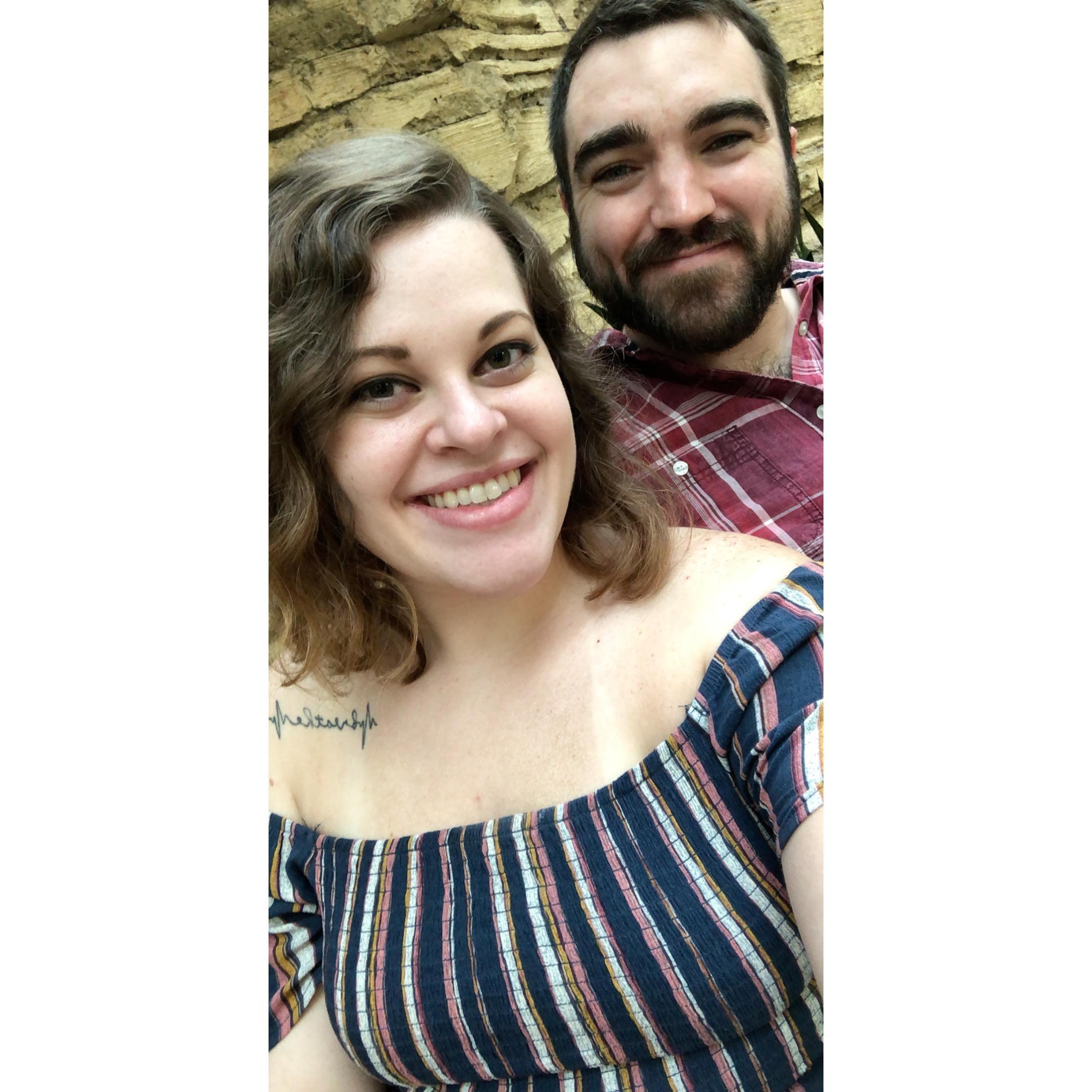 Anniversary trip! One day before the proposal, and Haley was still clueless