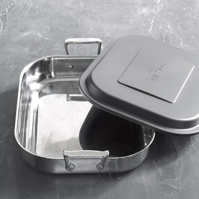 All-Clad Gourmet Accessories Stainless-Steel Lasagna Pan with Lid