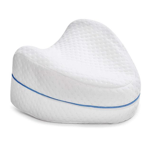 Contour Legacy Leg & Knee Memory Foam Support Pillow - Soothing Pain Relief for Sciatica, Back, Hips, Knees, Joints & Pregnancy - As Seen on TV (Original)