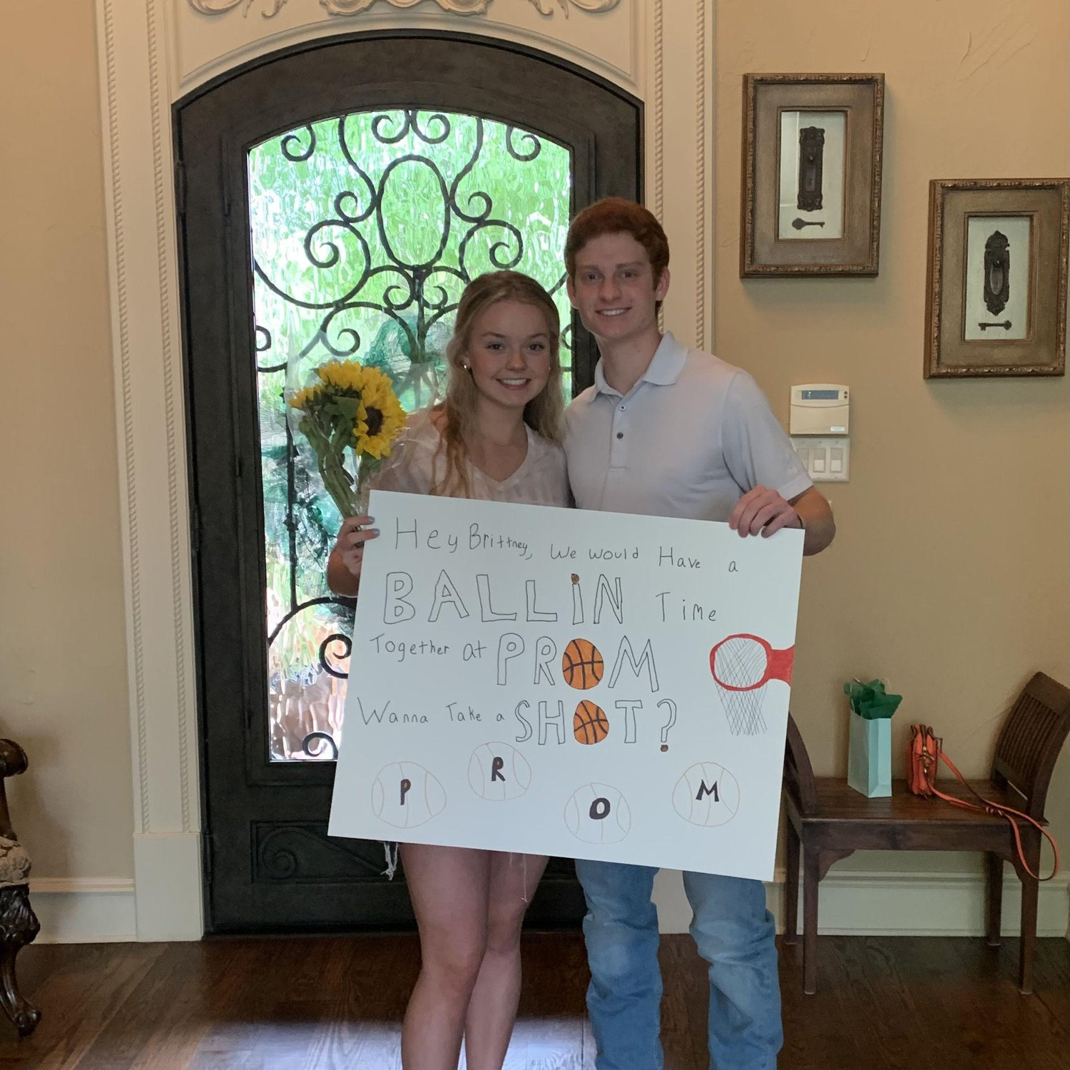 Clay's first time proposing... but for prom - 2021