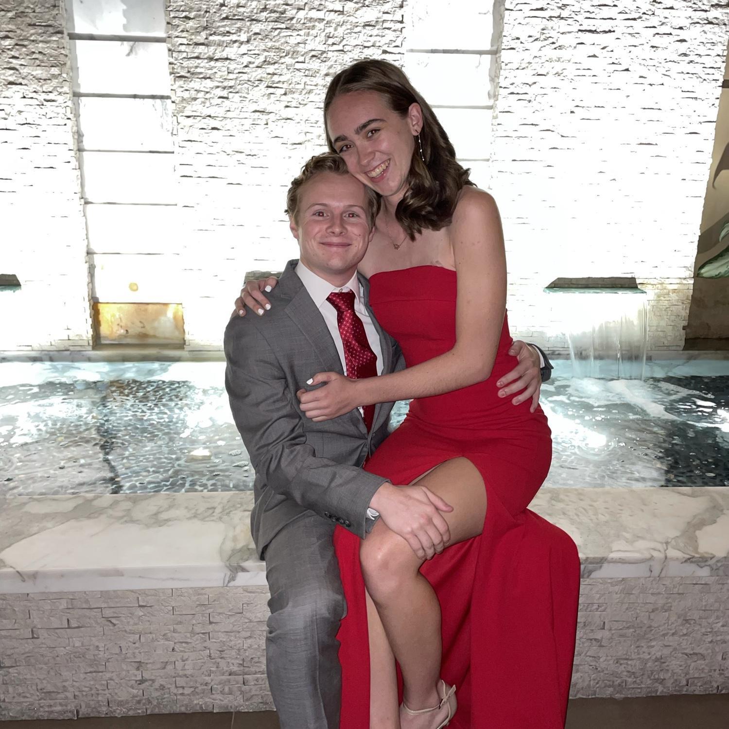 Kristen and Sean at their first Formal event for FIJI.