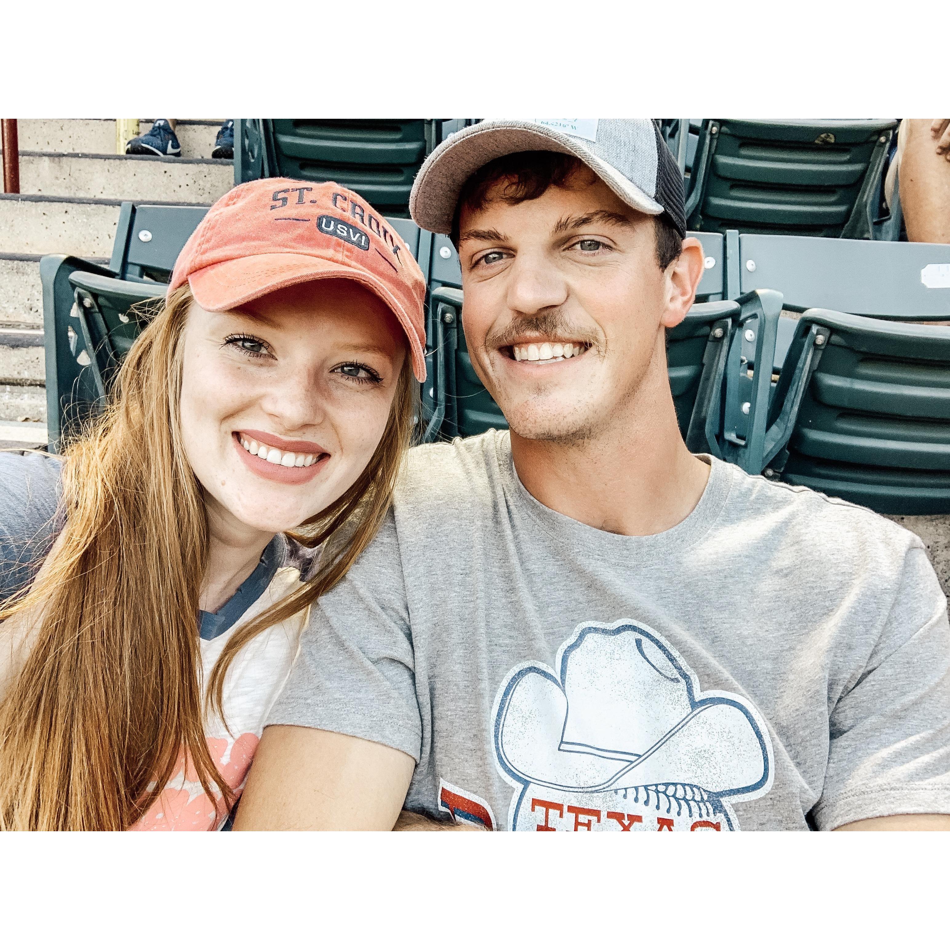 Brock surprised me and took me to a Ranger Game in 2019!
