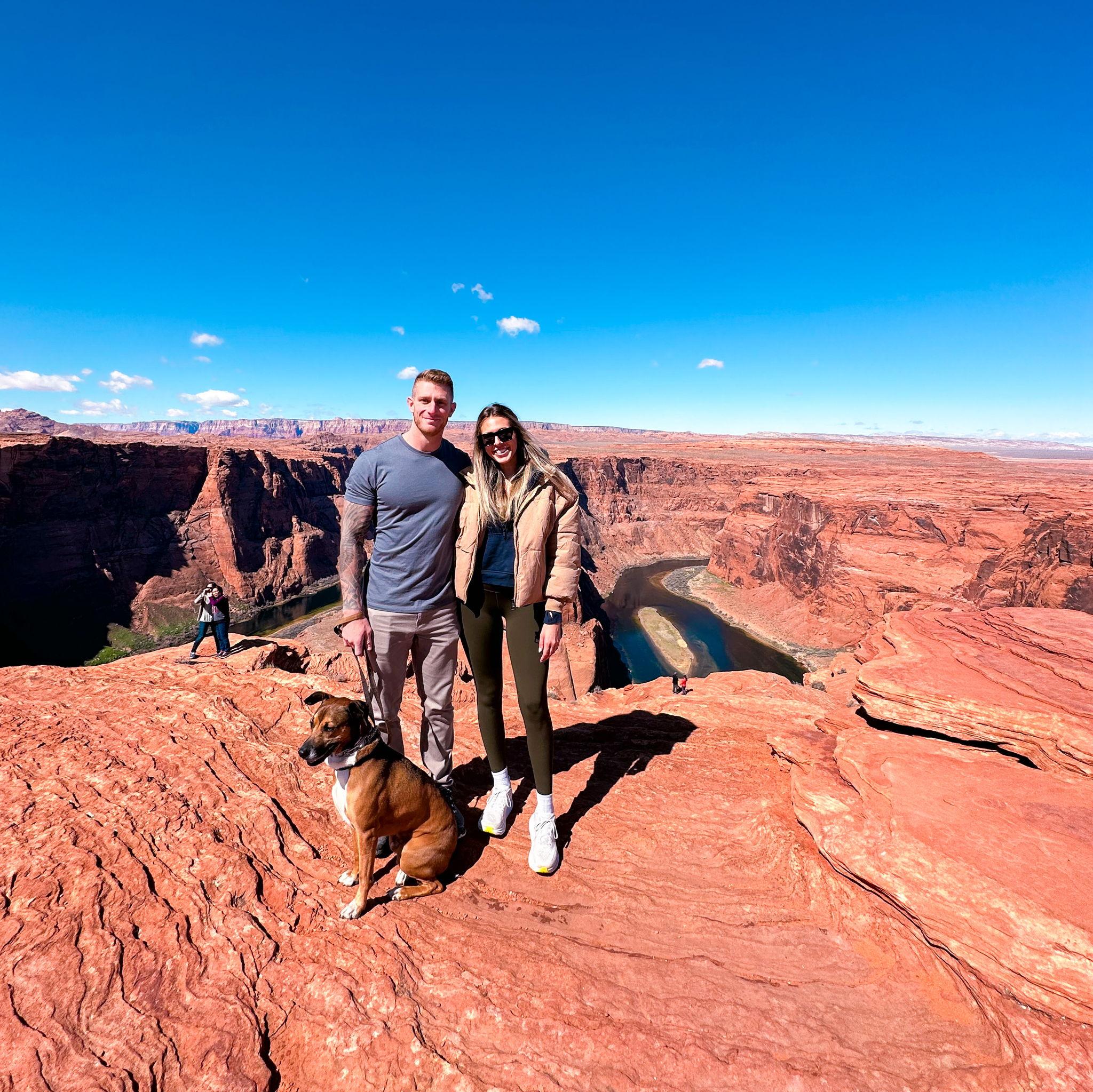 4 months into dating, we took our first road trip to Moab!