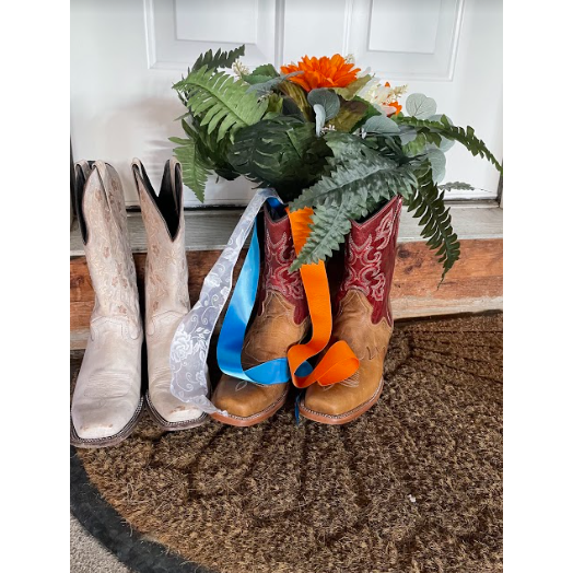 Our wedding boots.
