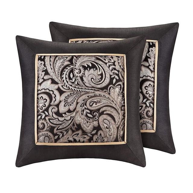 Madison Park MP30-1538 Normal Pillow, 20x20, Black