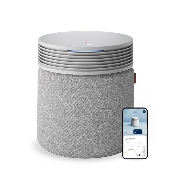 BLUEAIR Air Purifier for Large Rooms & Home - Odor Eliminating Cleans up to 3385 ft², HEPASilent, Smart WiFi, Auto Mode, Doubles as Table, Removes Dust, Smoke, Pet Hair, AHAM Verified, Blue Signature
