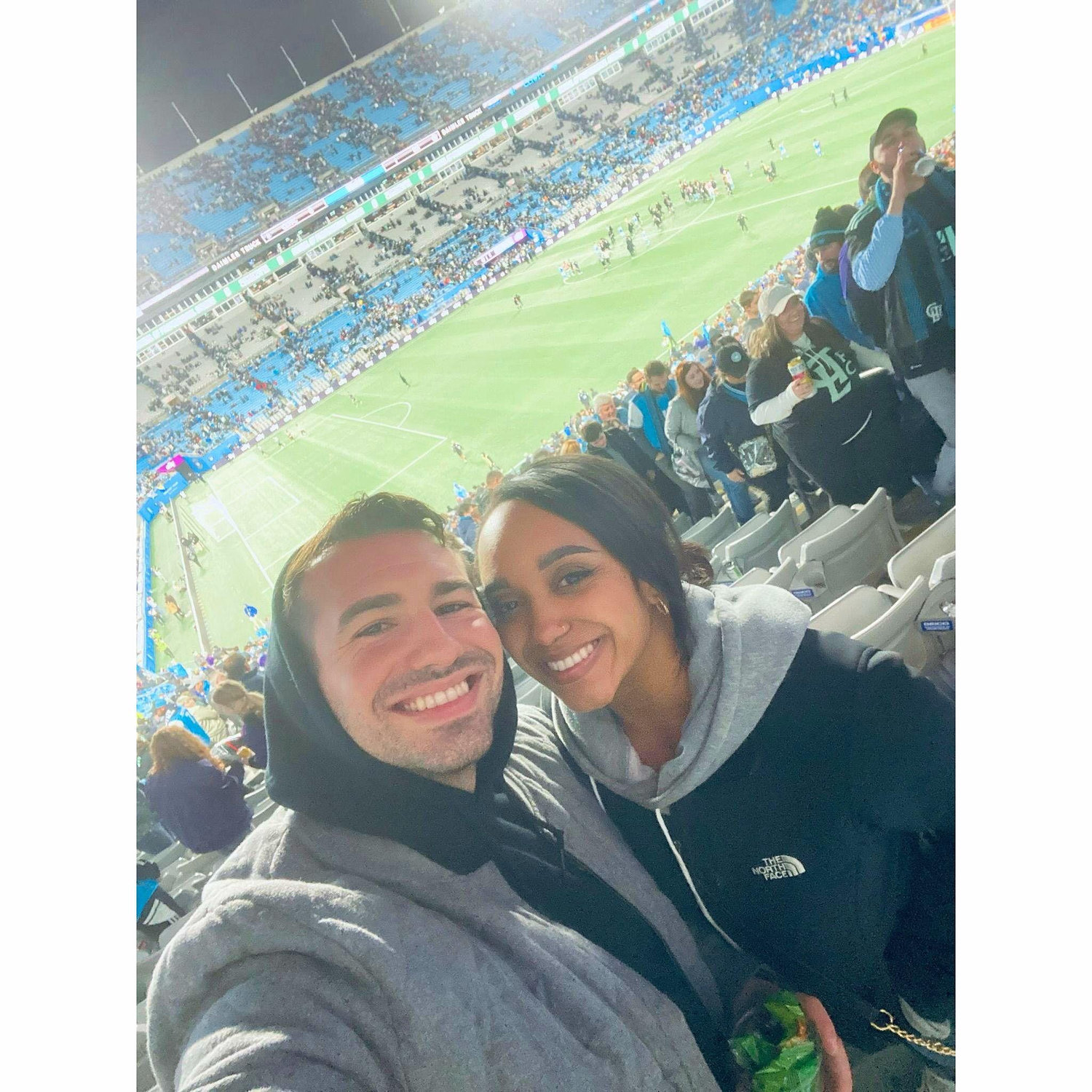 Chelsea's first professional soccer game and our first Charlotte FC game together