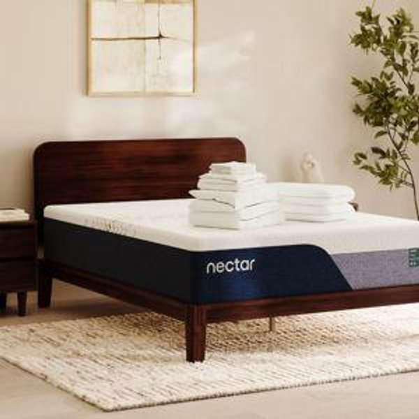 Bamboo Bed and Mattress Bundle (King)