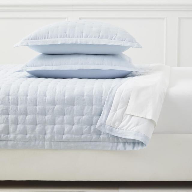 Sutter Linen Quilt Q961-F (Sky Queen)