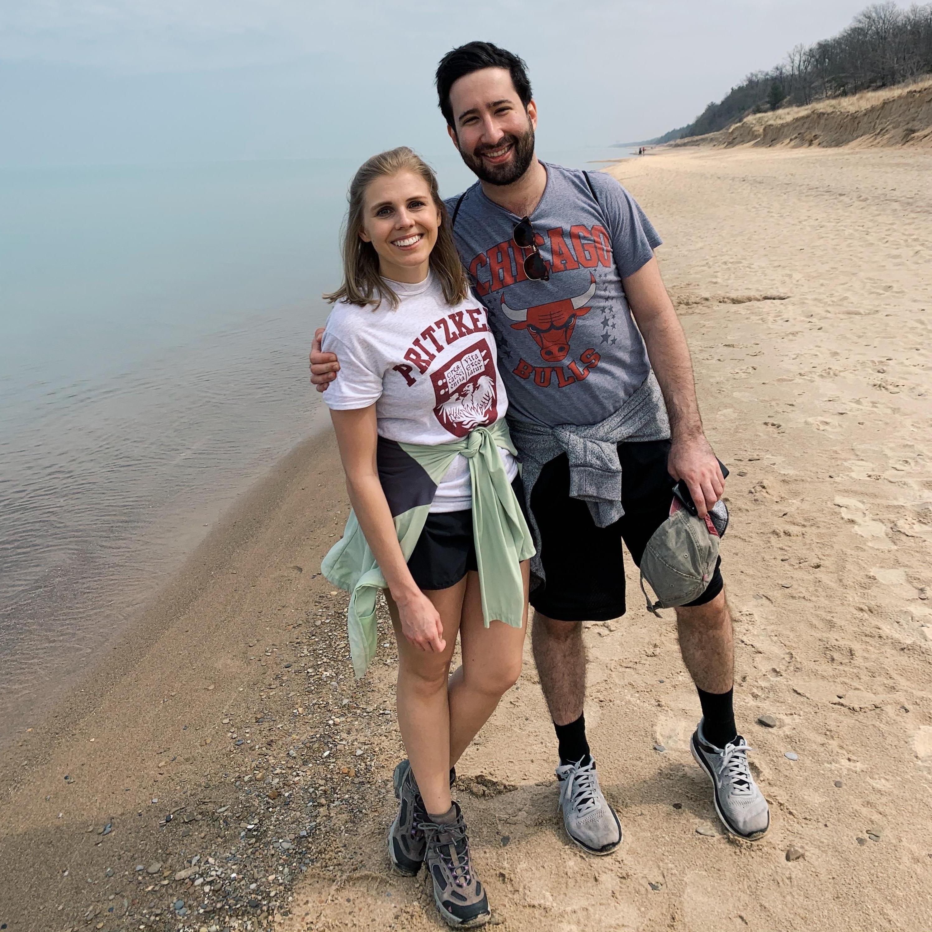 Hiking at the Indiana Sand Dunes