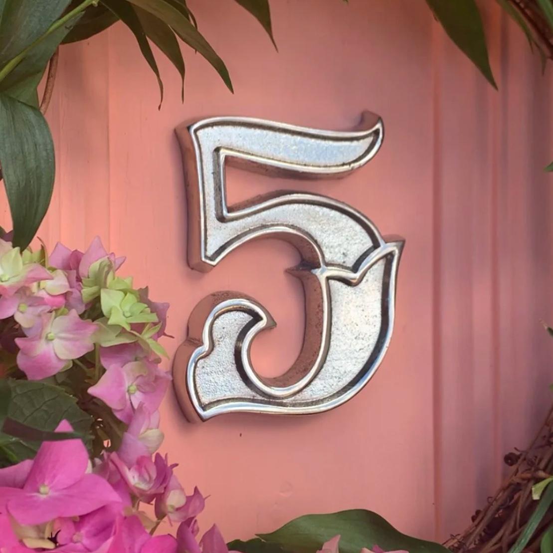 Apex Door Numbers - 5 and 9 (MATT NICKEL)